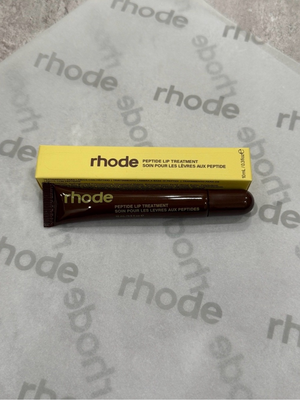 RHODE Peptide Lip Treatment CARAMELIZED BANANA